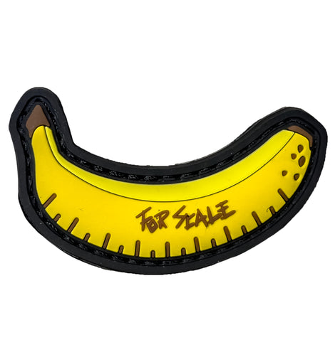 Tactical Banana for Scale PVC Morale Patch | Hook & Loop Backing