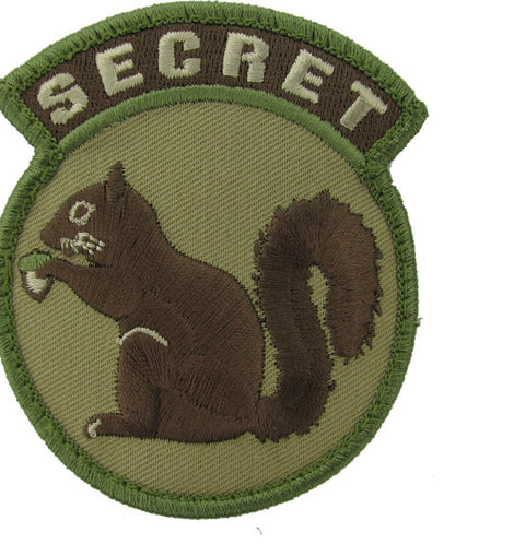 MilSpec Monkey Secret Squirrel Morale Patch (MULTICAM) Brown Small