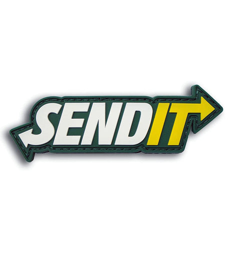 Send It PVC Morale Patch - Funny Morale Patch Tactical Military Patch - Military Patches - Perfect for Your Military Army Gear Tactical Backpack Cap Vest and Dog Harness