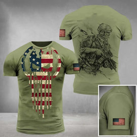 Military Printed 3dT-Shirt